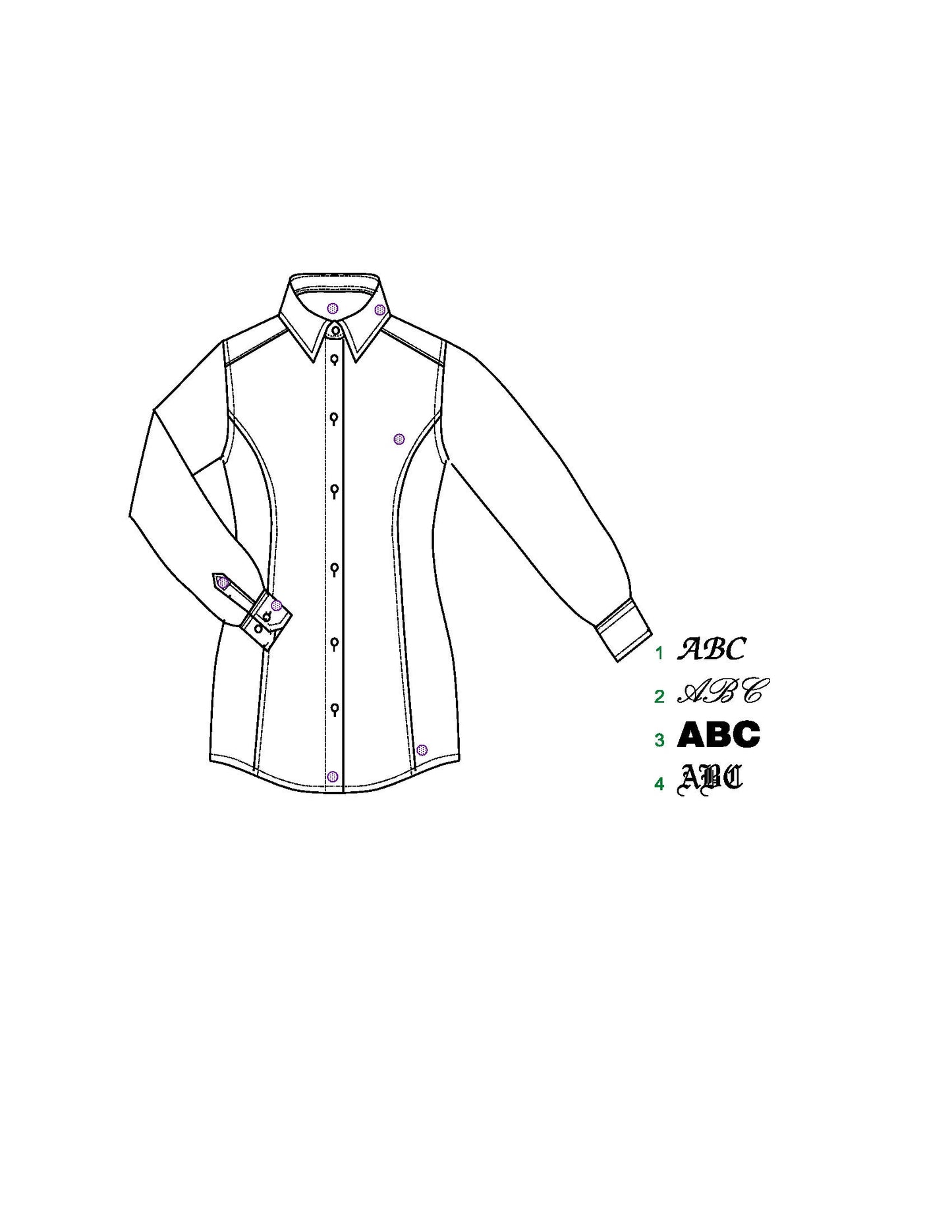 Personalized Monogram for DaDonna Blouses Shirt